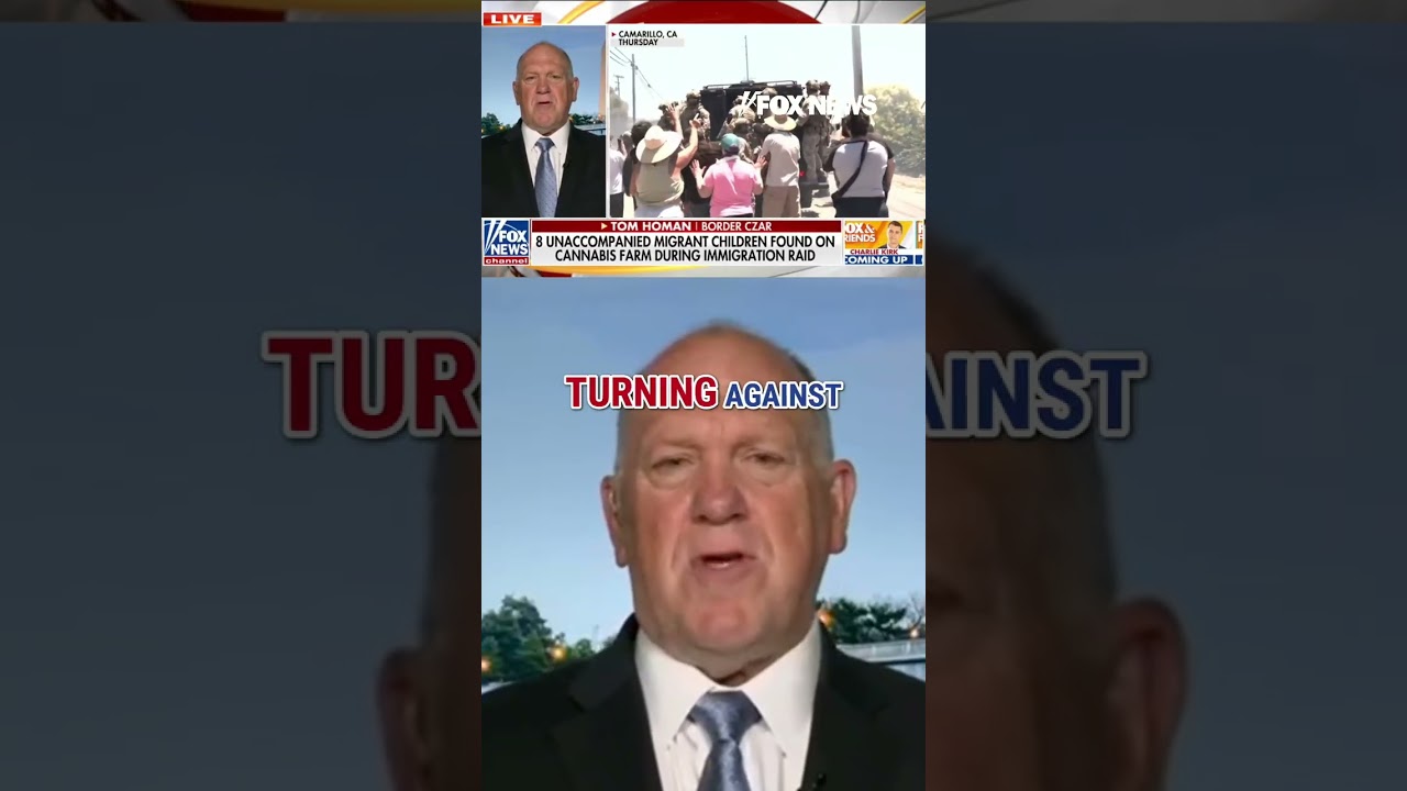 Tom Homan SLAMS ‘fake news’ for anti-ICE rhetoric #foxnews #news #shorts