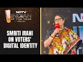 NDTV Indian Of The Year | Smriti Irani: Every Voter Has Digital Identity