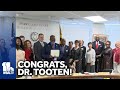 Tim Tooten honored by Maryland Board of Education
