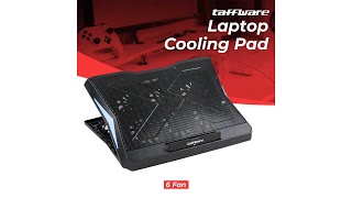 Pratinjau video produk Taffware MC Gaming Cooling Pad Laptop 6 Fan - Q3