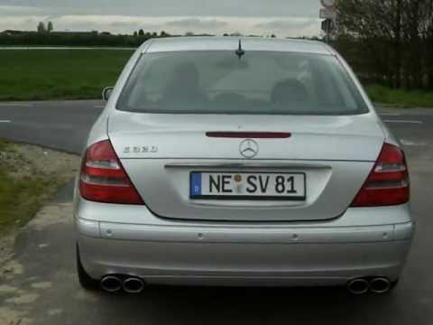 Mercedes benz e-klasse w211 auspuff #2