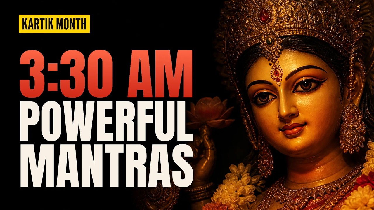 Brahma Muhurta Powerful Manifestation Mantras for Kartik Month | Karagre Vasate (3 Hours)