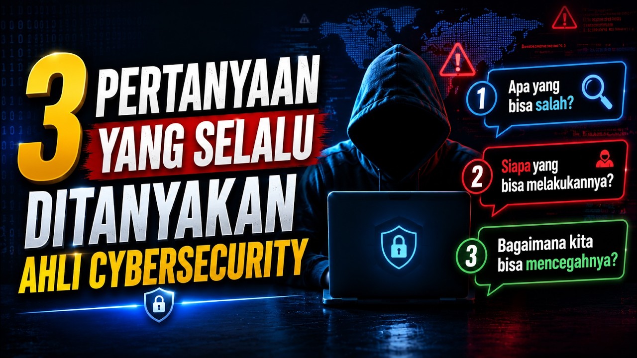 3 Pertanyaan yang Selalu Ditanyakan Ahli Cybersecurity