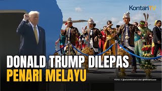 Presiden AS Donald Trump Tinggalkan Malaysia Terbang ke Jepang, Diiringi Tarian Melayu