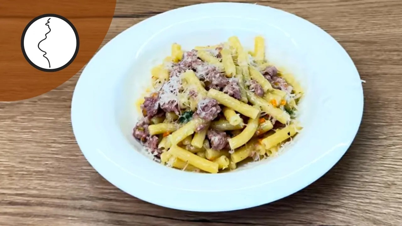 Sedani rigati al ragù bianco | Těhotnej kuchař