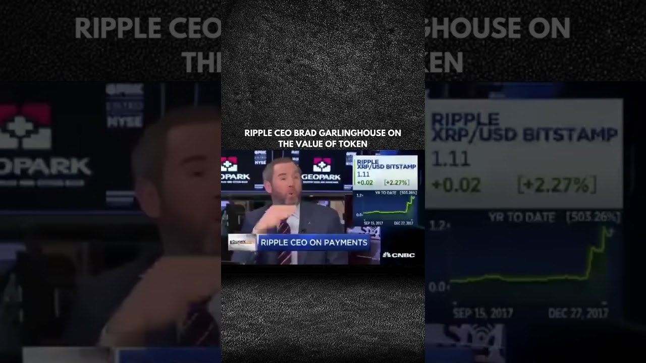 RIPPLE CEO BRAD GARLINGHOUSE ON THE VALUE OF TOKEN?
