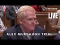 LIVE: South Carolina lawyer Alex Murdaugh trial on murder charges continues