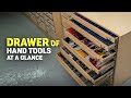 Drawer of hand tools at a glance  DIY