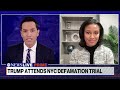 Trump attends jury selection in defamation trial - 03:31 min - News - Video