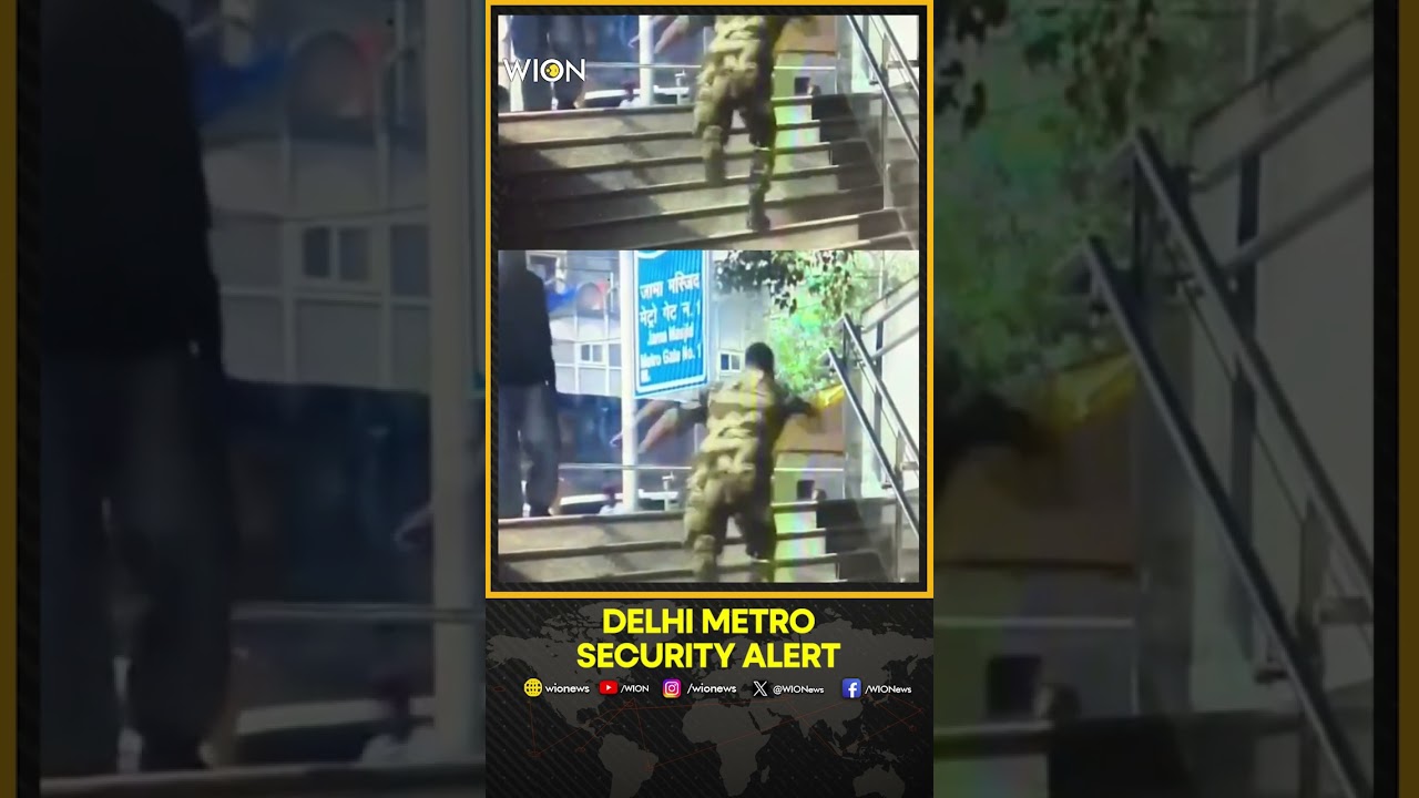 Scanner Flags Suspicious Object at Jama Masjid Metro Station, Passenger Flees | WION Shorts