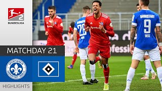 Record Hat-Trick & 5 Goals! | Darmstadt 98 — Hamburger SV 0-5 | Highlights | MD 21 – Bundesliga 2