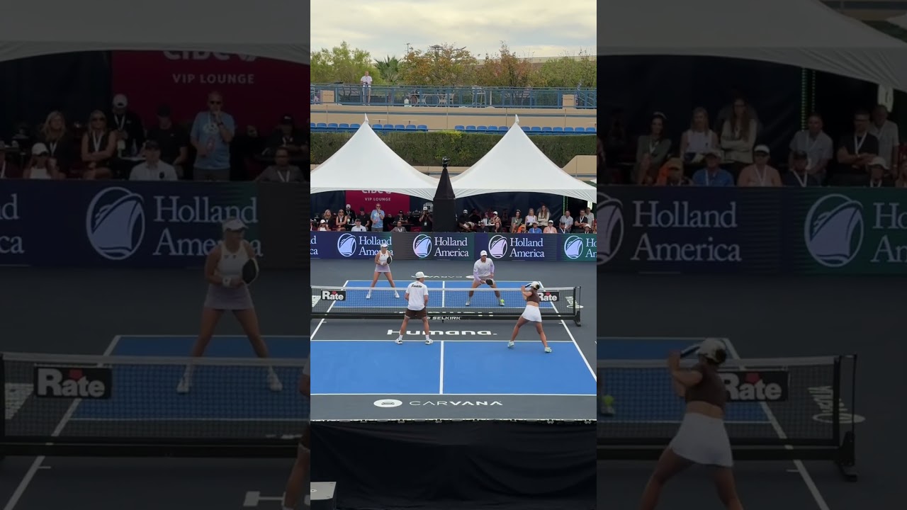 Have you seen better pickleball?! Probably not.