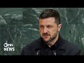 WATCH: Stopping Putin now is cheaper than defending world from future arms race, Zelenskyy says