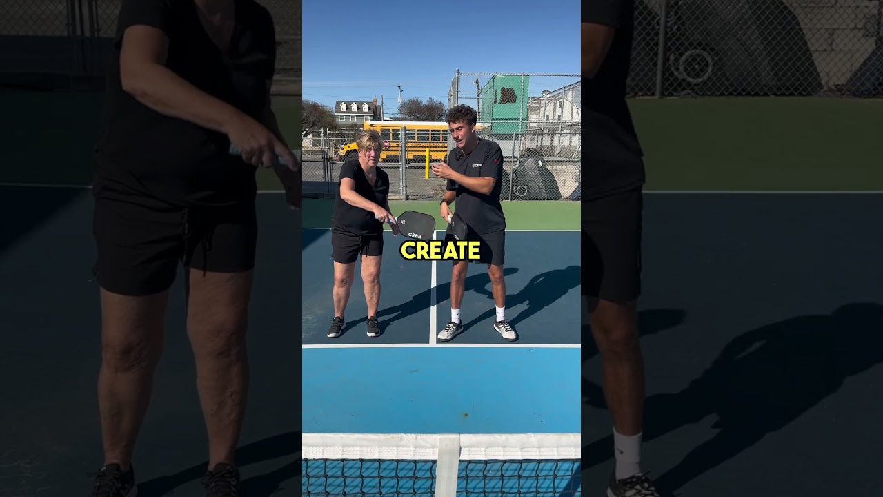 Left Side VS Right Side of the Pickleball Court Player Roles ⛹️🤽 #pickleball #pickleballtips