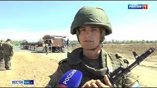 В поселке Новоомский прошли масштабные военные учения