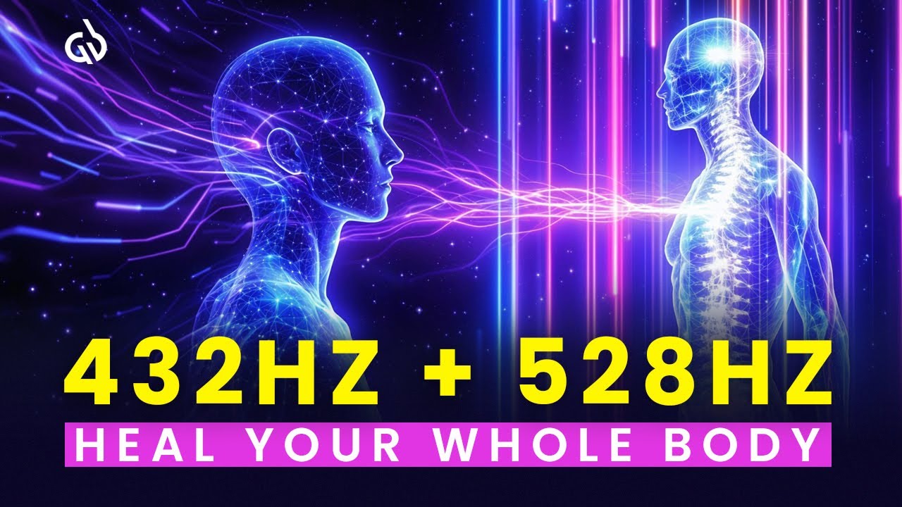 432Hz + 528Hz (The Miracle Healing Frequency): Heals Damage in the Body & Support Instant Recovery