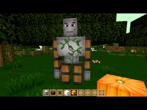 Invocar Nuevos Monstruos En Minecraft(GOLEM, WITHER Y 