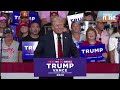 Trump Calls Kamala Harris a Lunatic in First Rally Since Bidens Departure | News9