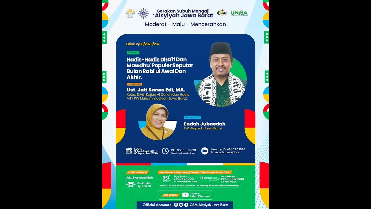 GSM | Hadis-Hadis Dha'if Dan Mawdhu' Populer Seputar Bulan Rabi'ul Awal Dan Akhir. - MuhammadiyahNews.com