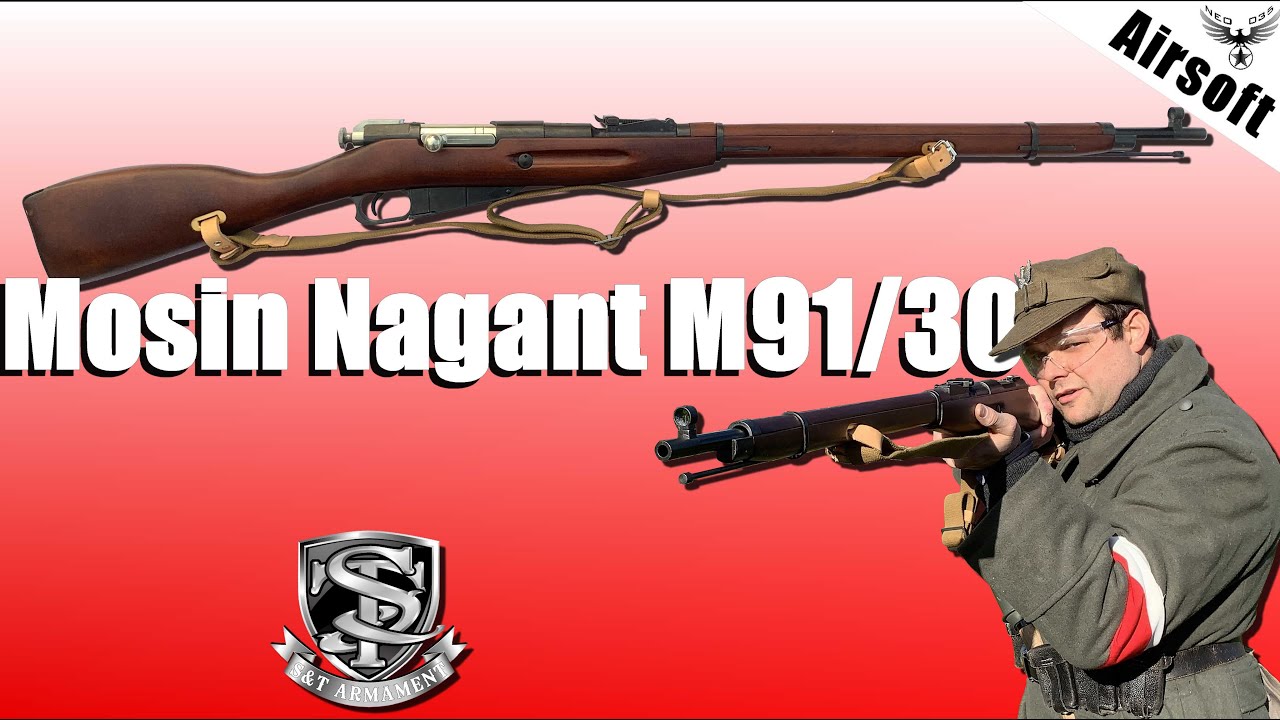 🔫 Mosin Nagant M91/30 S&T - Présentation de réplique d'airsoft WW2