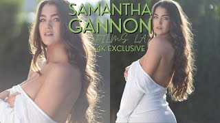 Samantha Gannon Natural Beauty Swimsuit Shoot | Model Video Video HD
