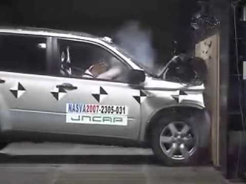 Видео краш-теста Nissan X-trail с 2007 года