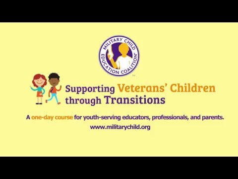 Serving Veterans' Children Through Transitions course available now. Serving Veterans' Children Through Transitions course available now.