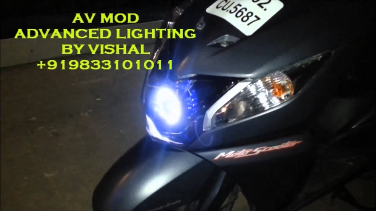 Projector headlights for honda dio #3