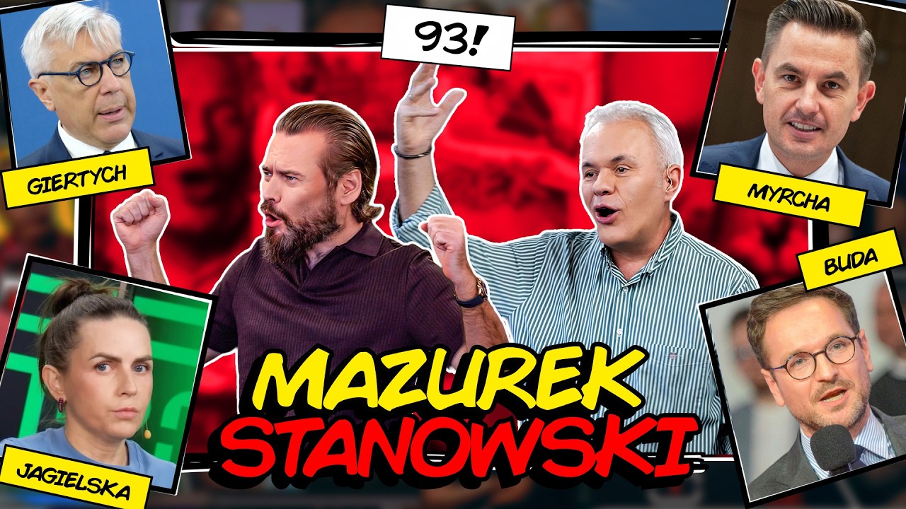 MAZUREK & STANOWSKI #93: GIERTYCH CWANIAK, GIZELA SUPERBOHATERKA, NOWA GWIAZDA TVP
