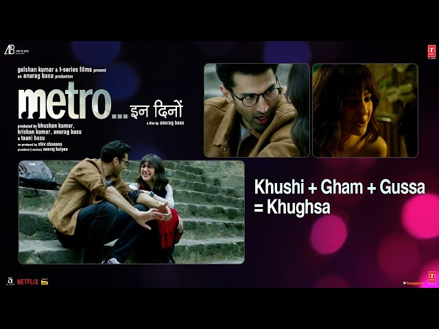 Metro...In Dino: "Khushi + Gham + Gussa = Khughsa" Aditya,Sara,Ali,Fatima,Pankaj,Konkona | Anurag B