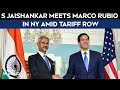Marco Rubio India | S Jaishankar Meets Marco Rubio In New York Amid Tariff Row