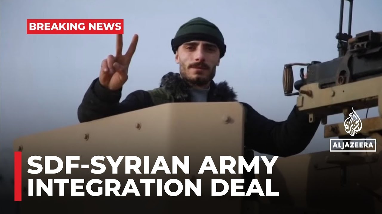 Kurdish-led SDF agrees integration with Syrian government forces