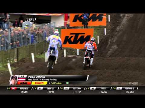 Aleksandr Tonkov & Pauls Jonass battle MXGP of Europe 2015 - motocross 