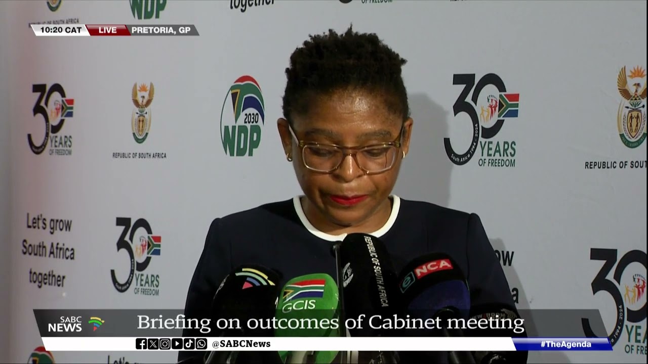 Briefing on outcomes of Cabinet meeting
