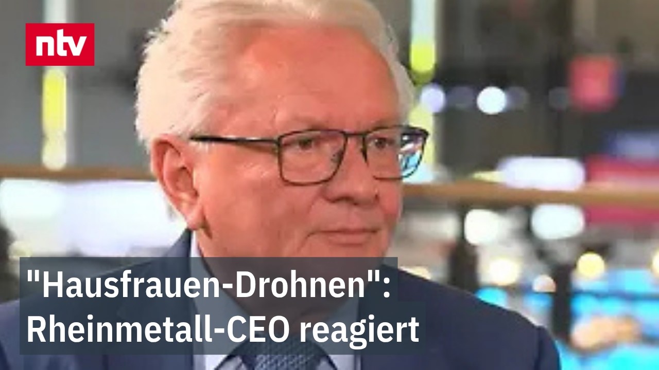 Papperger greift seine Aussage zu ukrainische Drohnen auf, die Empörung verursachte | ntv