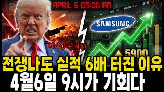 트럼프 4월6일 9시 데드라인 — 코스피 폭락 와도 삼성·하이닉스 실적이 이기는 이유