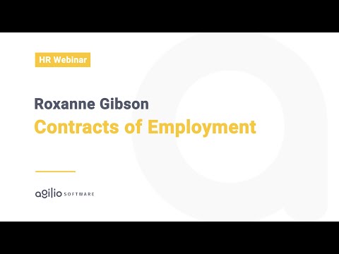 HR webinar series Ep 2. Contracts of Employment Video Thumbnail