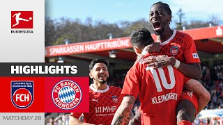 Heidenheim Comeback Stuns Bayern! | Heidenheim — FC Bayern München 3-2 | Highlights | MD 28