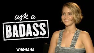 Jennifer Lawrence on Elizabeth Banks’ “Ask a Badass”