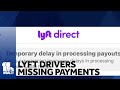 Lyft drivers distraught over missing money from New Years Eve