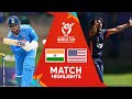 India v USA Match Highlights | ICC U19 Men’s CWC 2024