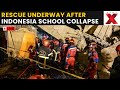 Indonesia School Collapse LIVE: Rescuers Race to Save Students in Java School Collapse | NewsX