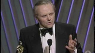 Anthony Hopkins Wins Best Actor 
