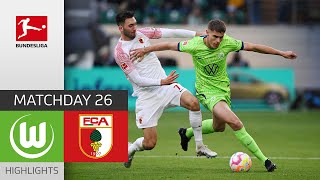 VfL Wolfsburg — FC Augsburg 1-2 | Highlights | Matchday 26 – Bundesliga 2022/23