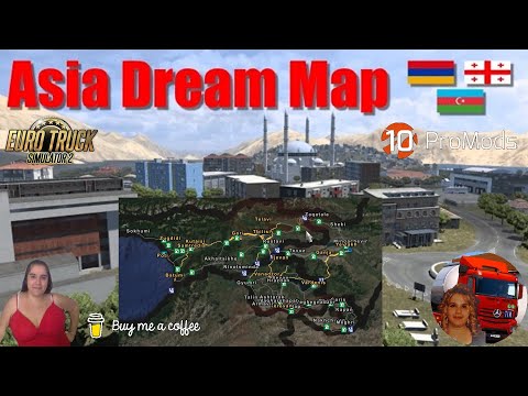 ProMods + Asia Dream Map Connection v0.1