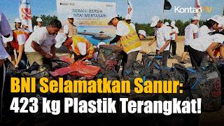 BNI Angkut 423 Kg Sampah Plastik di Pantai Mertasari Bali, Aksi Nyata HPSN 2026 & ESG