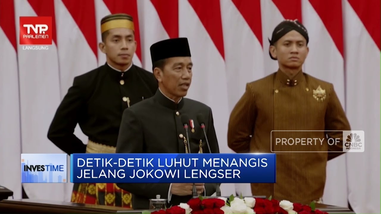 Detik-Detik Luhut Menangis Jelang Jokowi Lengser