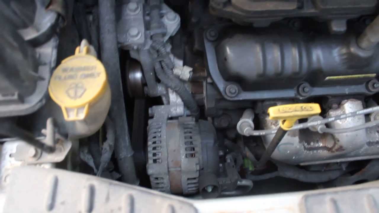 Dodge Caravan 2002 3.3L V6 Engine Noise - YouTube 1996 chrysler town and country fuse box location 