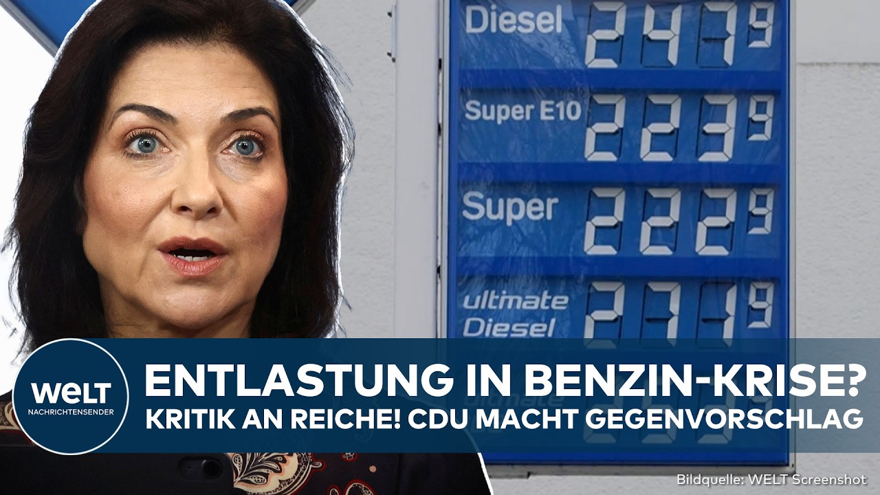 DEUTSCHLAND: Entlastung wegen Benzinpreis-Explosion? Heftige Kritik an Vorschlägen von Reiche