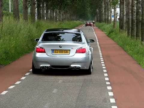 Bmw e60 m5 burnout eisenmann exhaust hartge wheels etc #2